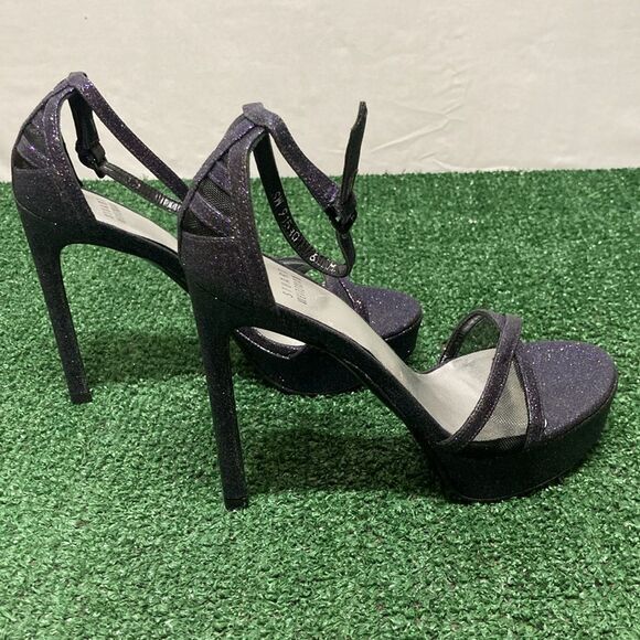 Stuart Weitzman Black and Purple Heels women’s size 6 (OKPM-07-067) - Picture 5 of 13